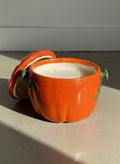 Harvest Tomato Candle – Festive Ceramic Centerpiece