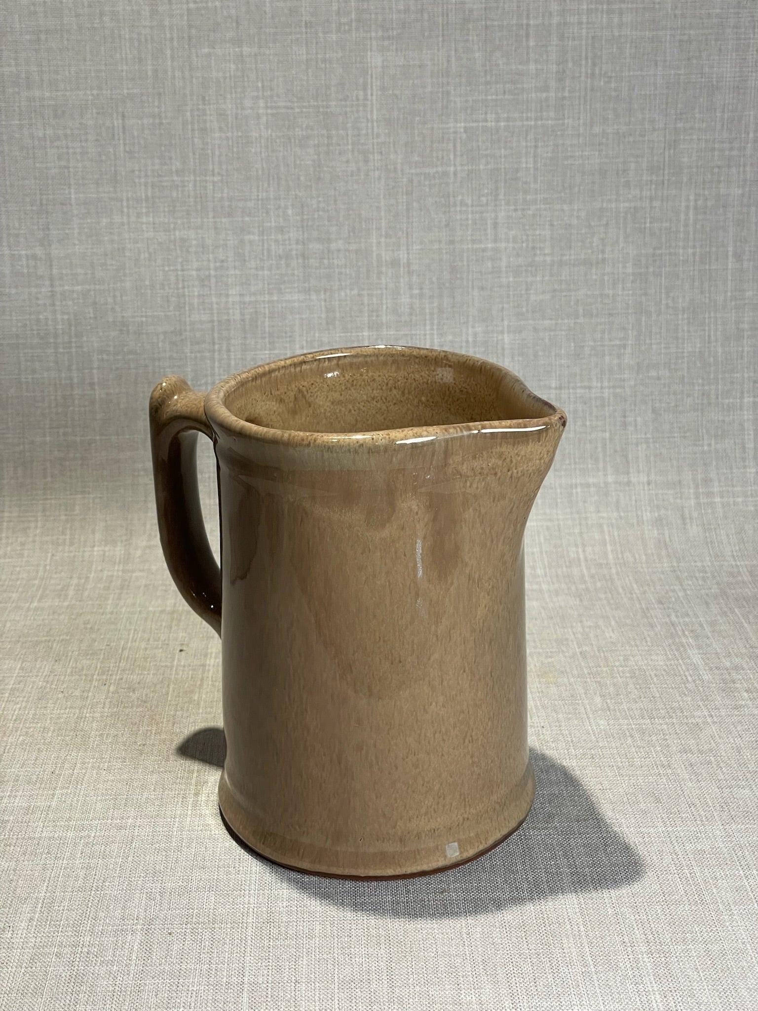 Hearthstone Pitcher Candle – Rustic Handcrafted Ceramic Vessel