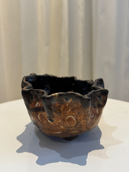 Handmade Freeform Studio Pottery Vase – Sculptural Ceramic Art Piece
