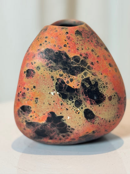 Unique Freeform Ceramic Vase by Mich, 1994