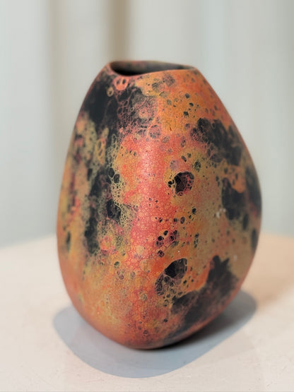 Unique Freeform Ceramic Vase by Mich, 1994