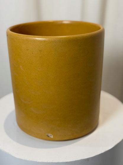 Rare Vintage Gainey Ceramics Planter – Ochre Yellow, Mid-Century Modern Pot