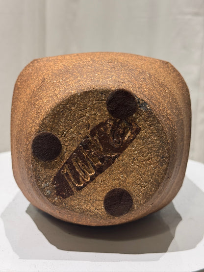 Rare Mid-Century Modern Raul Coronel Studio Pottery Vase, Signed & Dated 1963