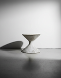 willy guhl diabolo planter 1960s concrete