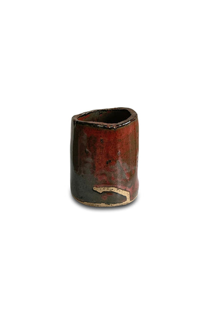 Vintage Signed Handmade Glazed Ceramic Vase