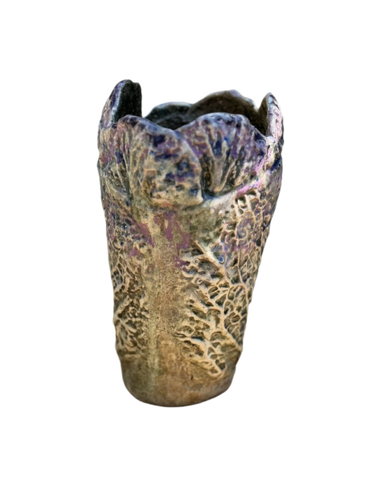 Glazed Cabbage-Shaped Vase
