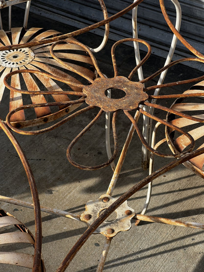 Vintage Francois Carre Garden Chairs & Table