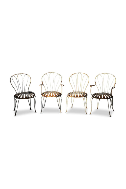 Vintage Francois Carre Garden Chairs & Table
