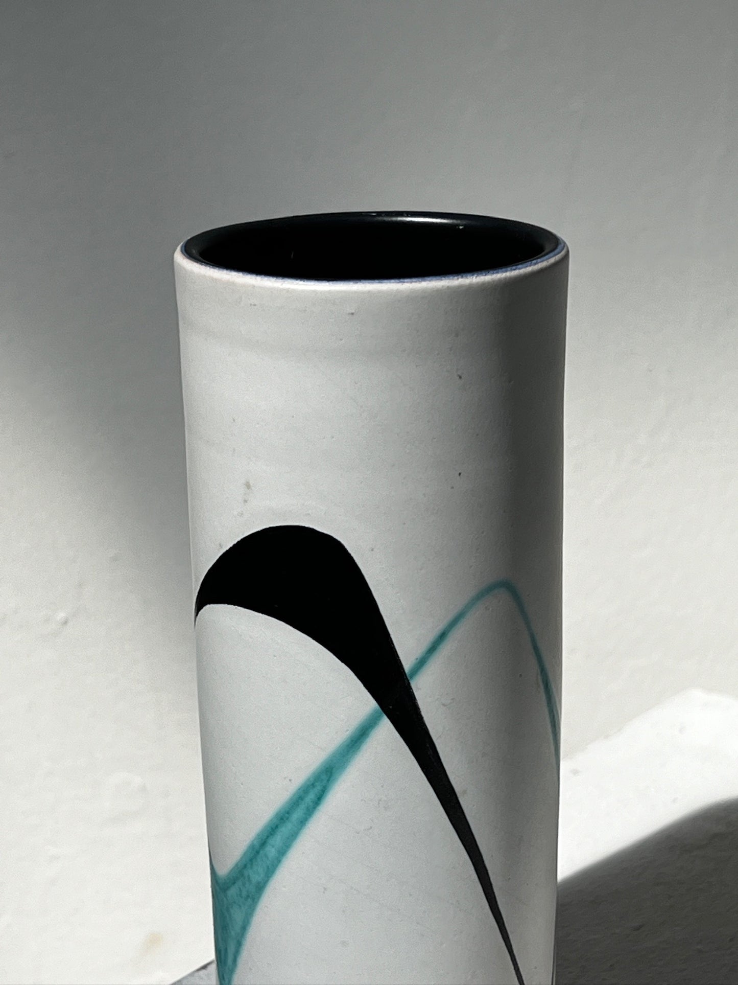 Vintage Müller Lucerne Studio Pottery Vase - Mid-Century Modern Swiss Ceramic