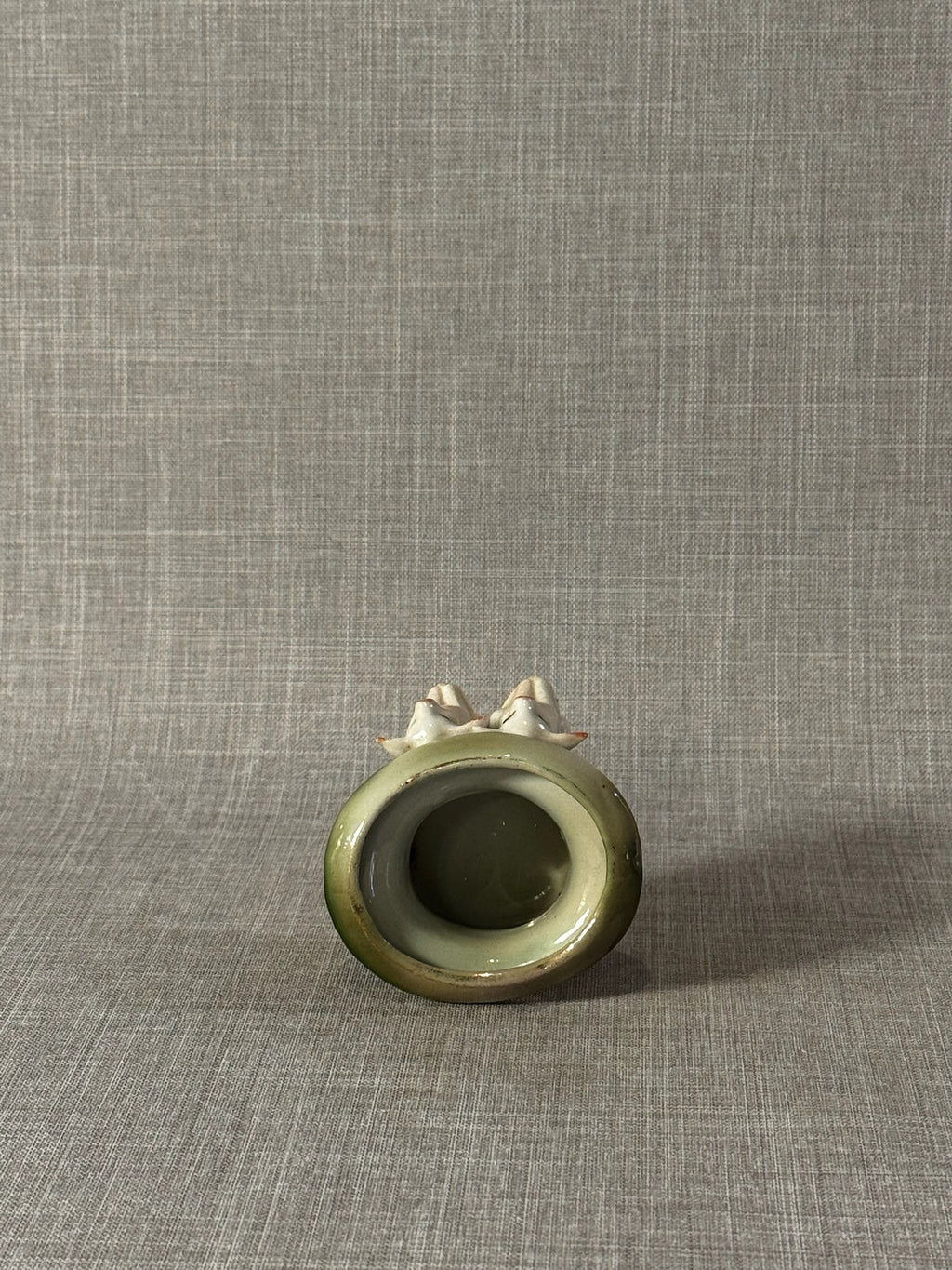 Charming Vintage Ceramic Piglet Trio Trinket Dish – Handcrafted Animal Figurine Bowl