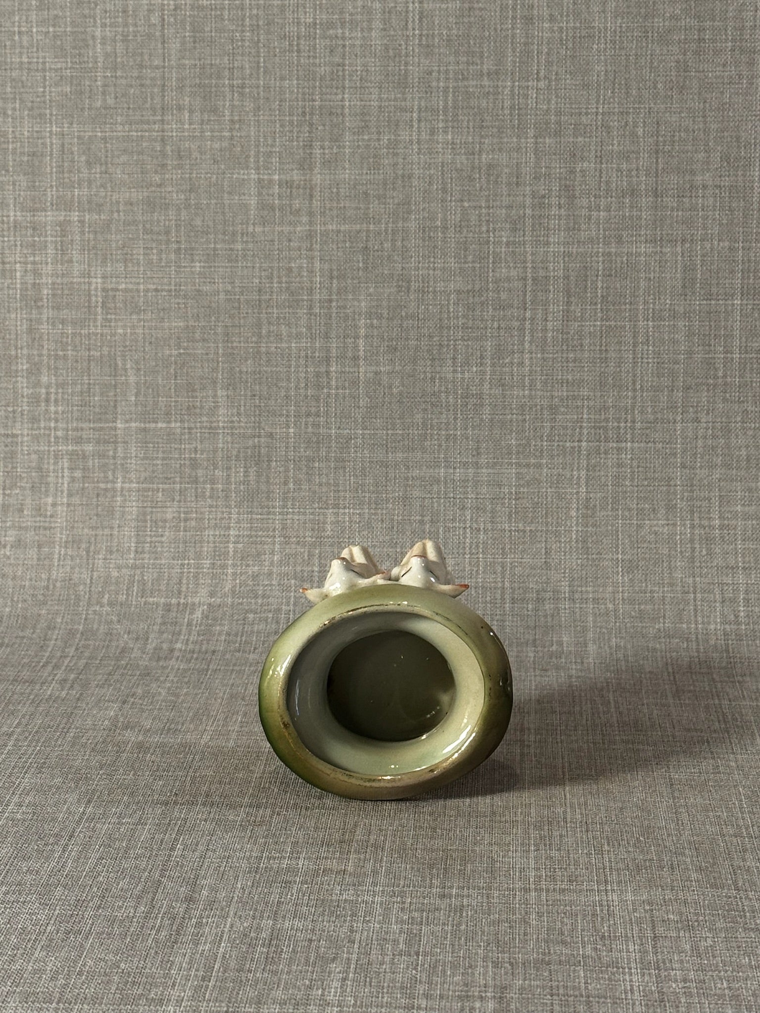 Charming Vintage Ceramic Piglet Trio Trinket Dish – Handcrafted Animal Figurine Bowl