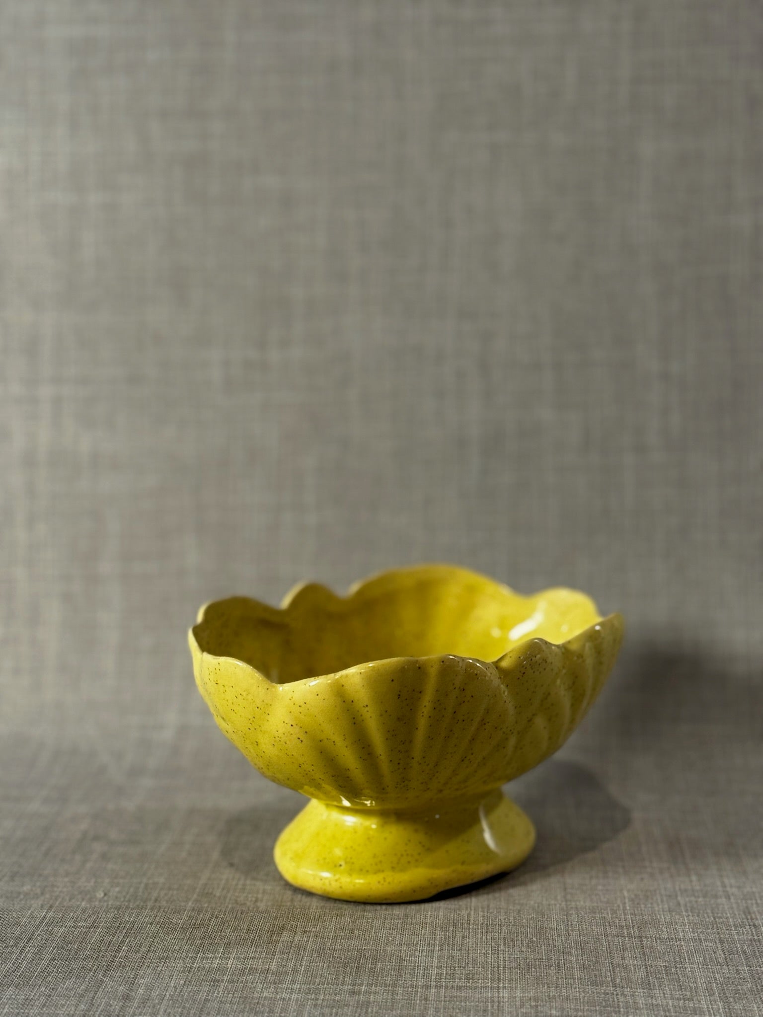 vintage pedestal fruit bowl retro home decor