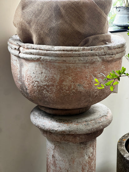 Vintage Sevilla Stone Planter w/ Pedestal