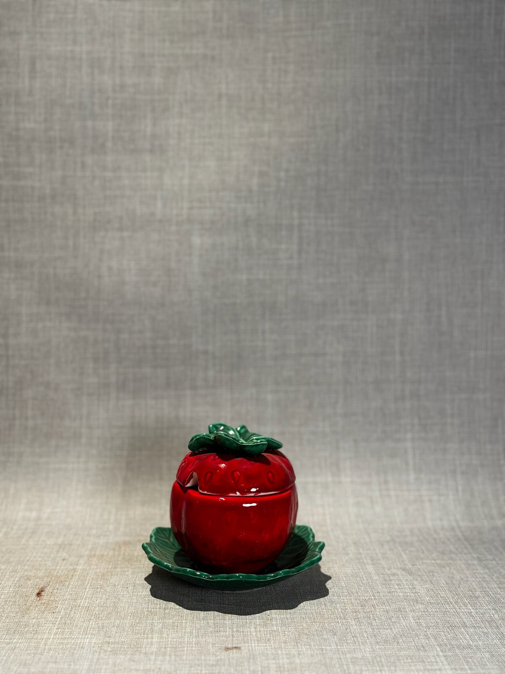 vintage japanese ceramic bowl strawberry design kitchen decor