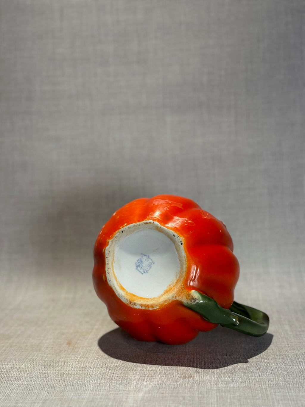 Antique Royal Bayreuth Bavaria Pumpkin-Shaped Ceramic Pitcher