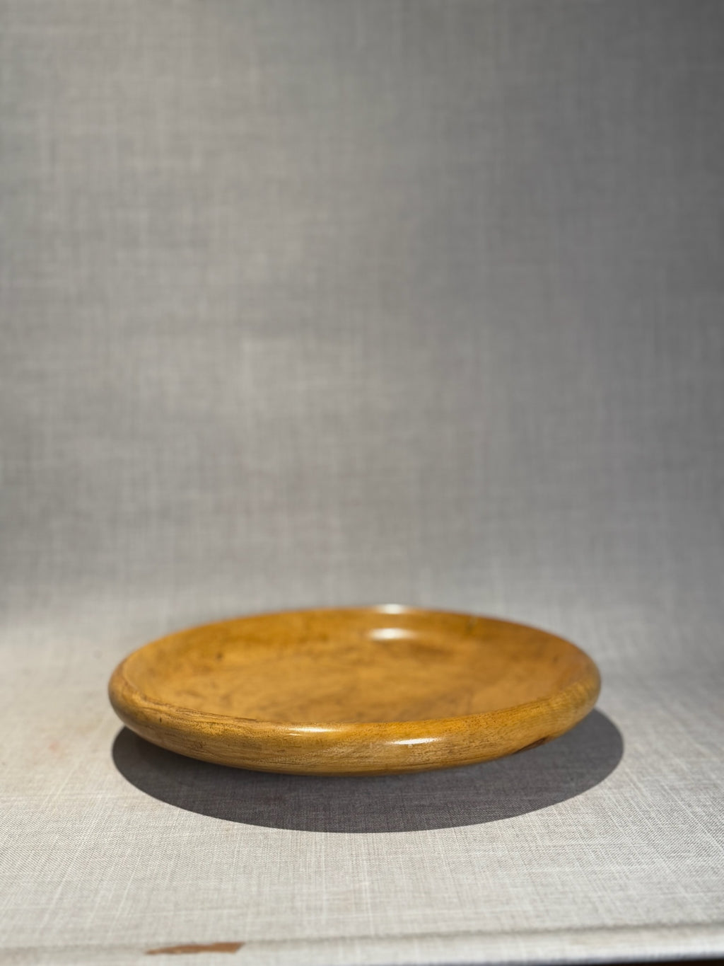 shallow wooden serving bowl rustic home decor