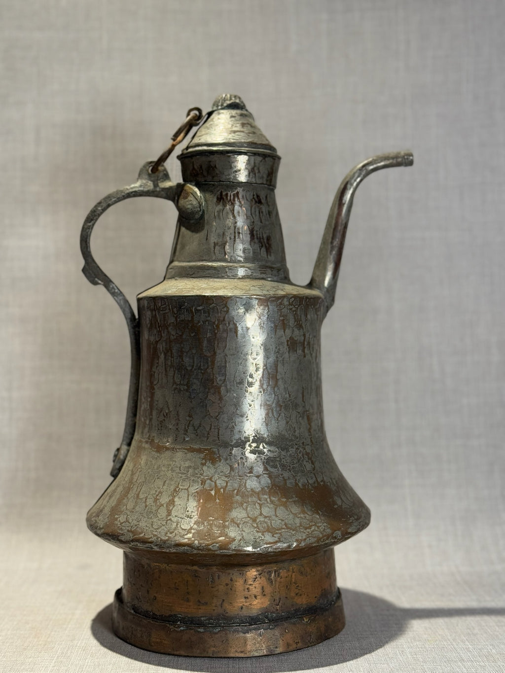 Antique Hand-Hammered Middle Eastern Dallah Coffee Pot