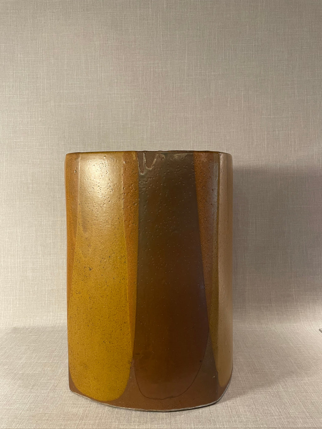 David Cressey Architectural Pottery California Modern Stoneware Planter, 1960s by David Cressey, mid-century design, hommes + gardens estudio.