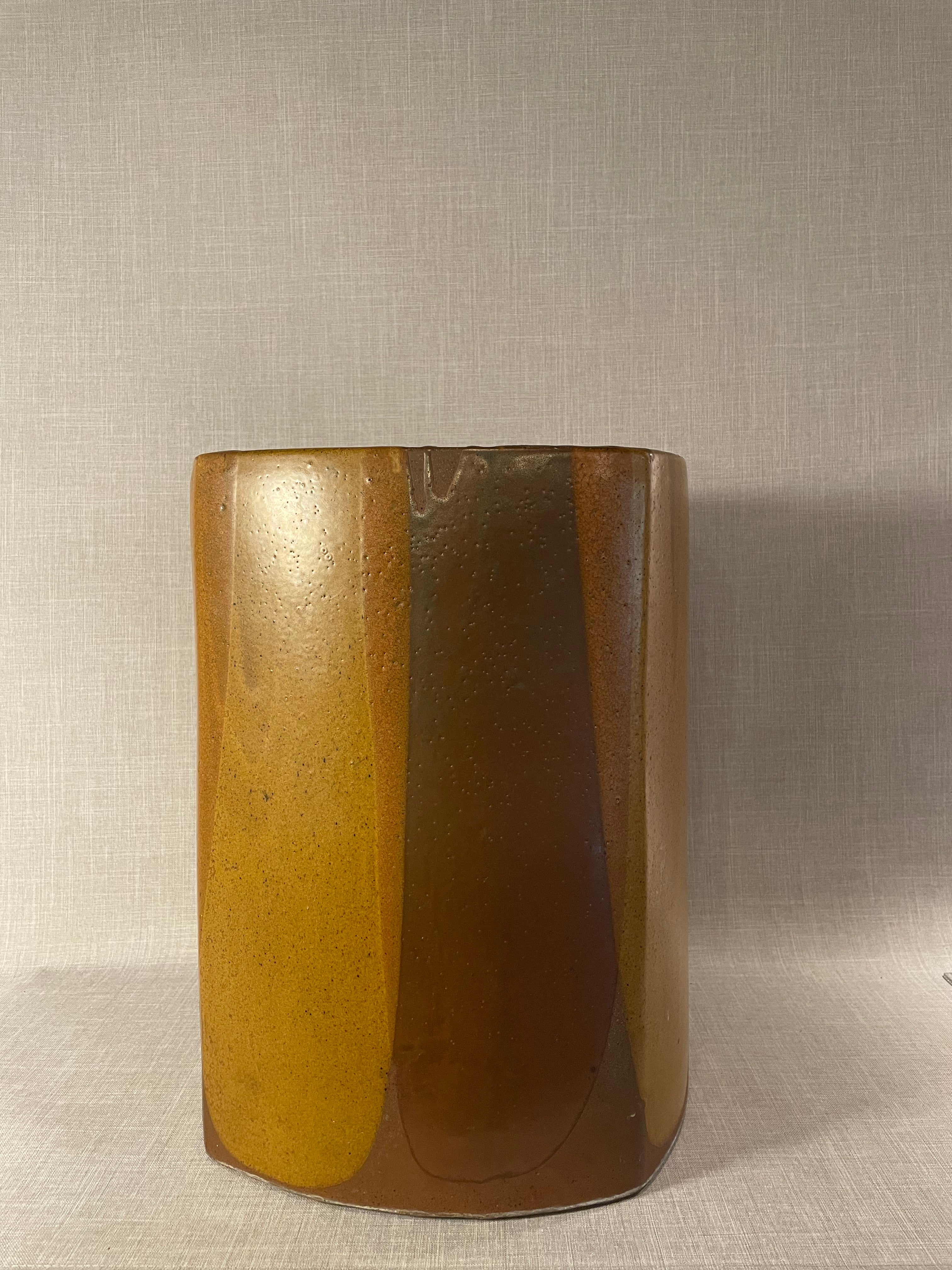 David Cressey Architectural Pottery California Modern Stoneware Planter, 1960s by David Cressey, mid-century design, hommes + gardens estudio.