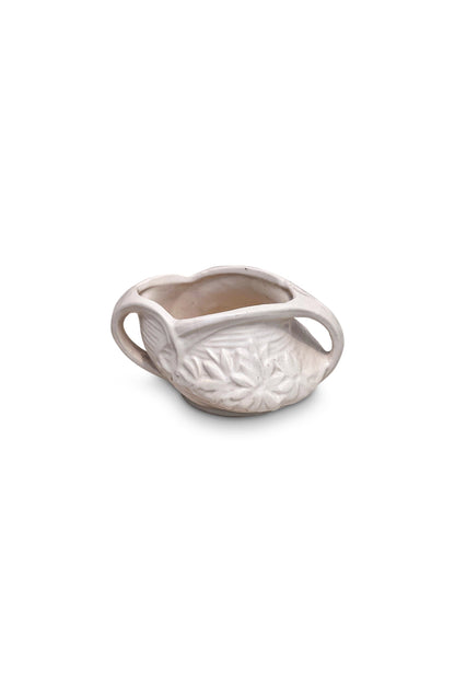 Vintage McCoy "Daisy" pattern open sugar bowl