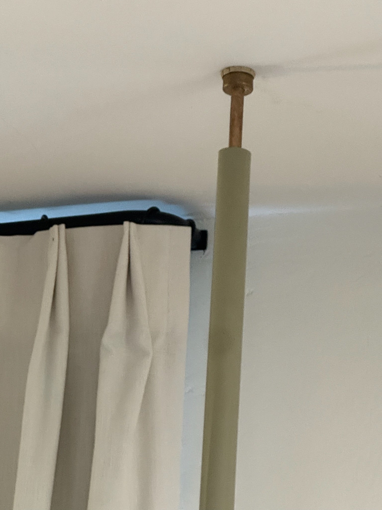Raymond Loewy Era Stiffel Mid-Century Modern Tension Pole Floor Lamp