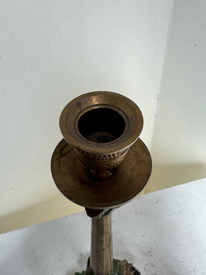 Midcentury Italian Brass/Bronze Candlesticks