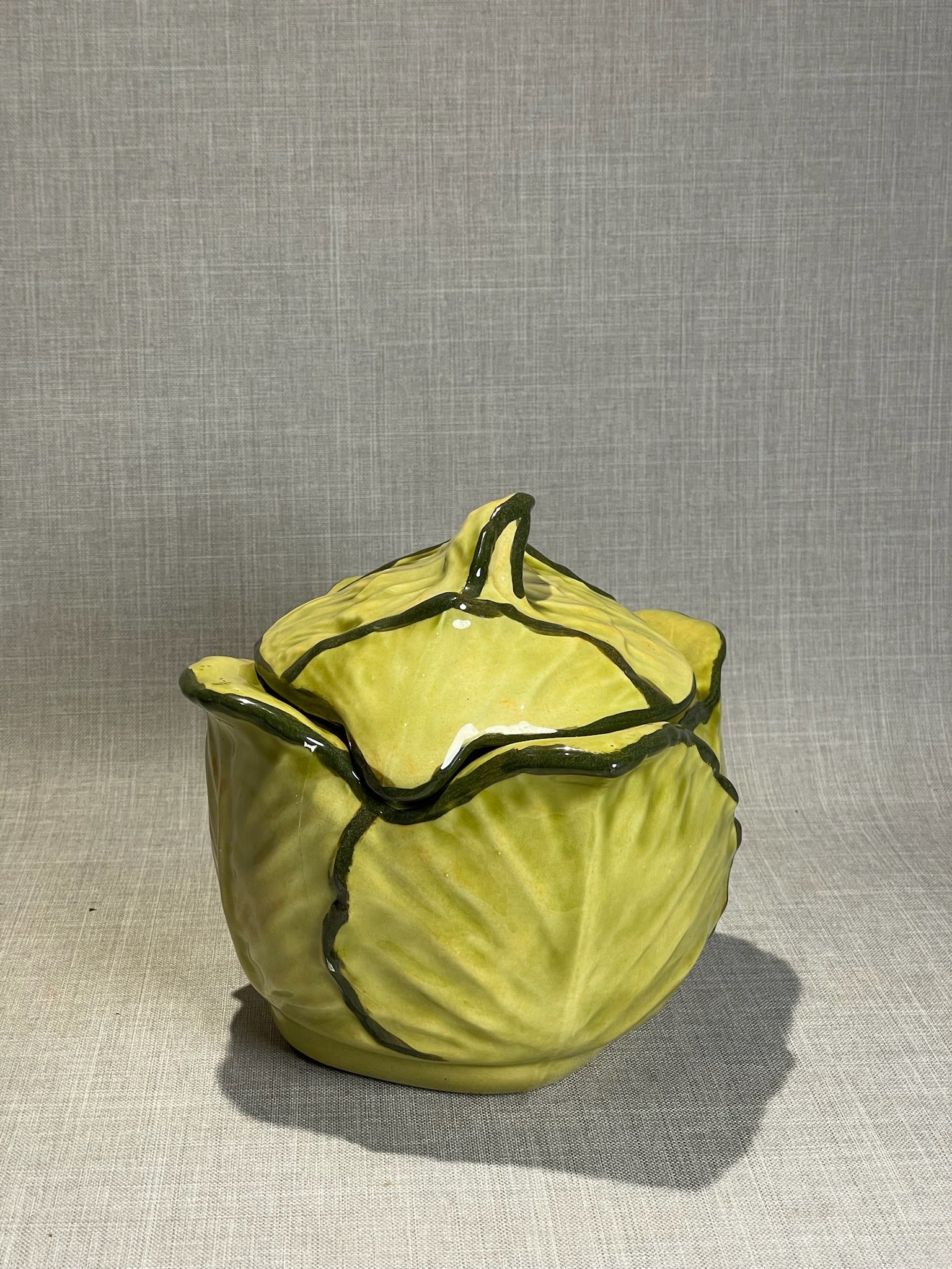 Garden Cabbage Candle – Whimsical Ceramic Jar