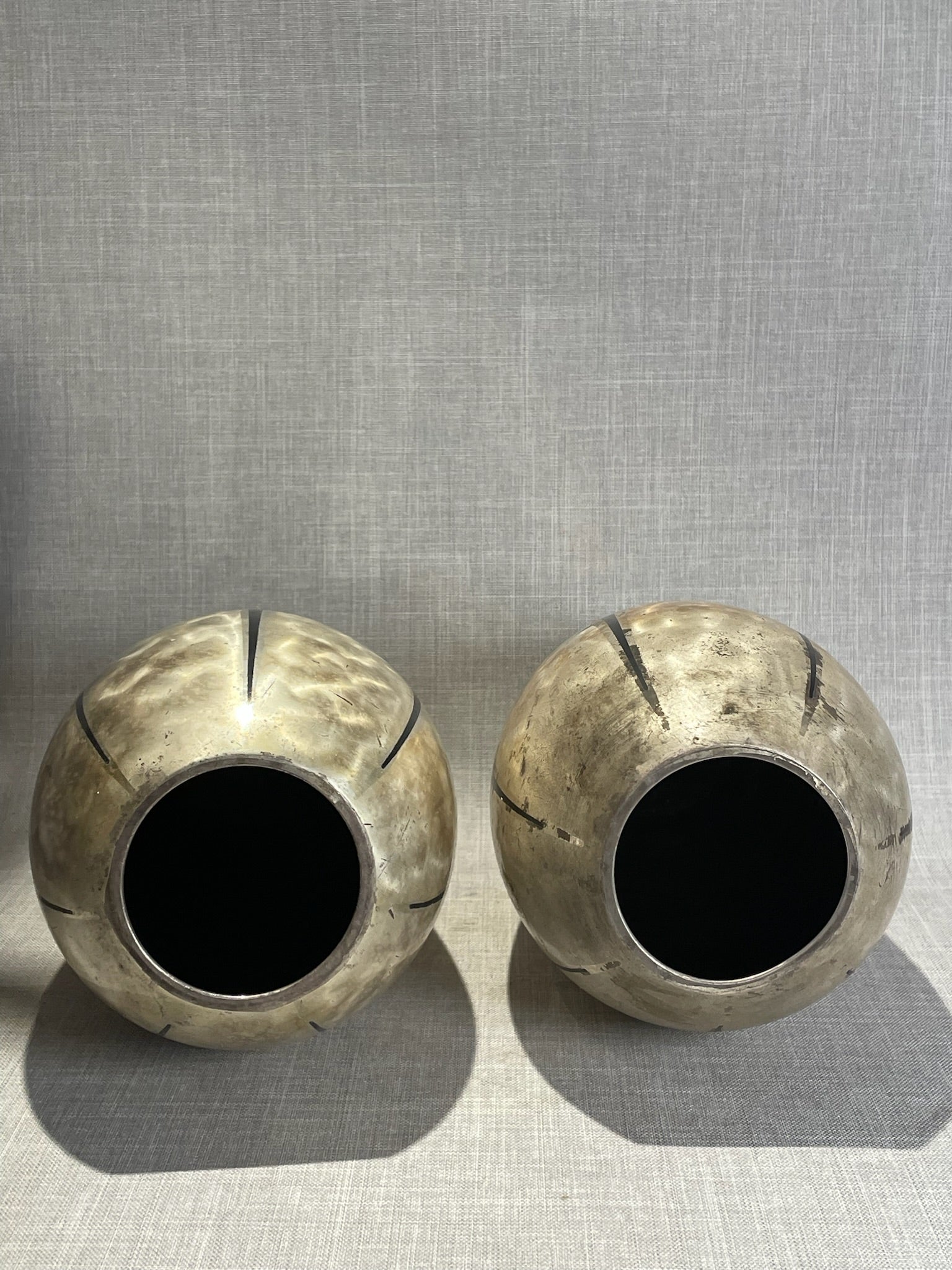 Set of Vintage German Ikora Silver Plated Vase by Wmf (1940's)