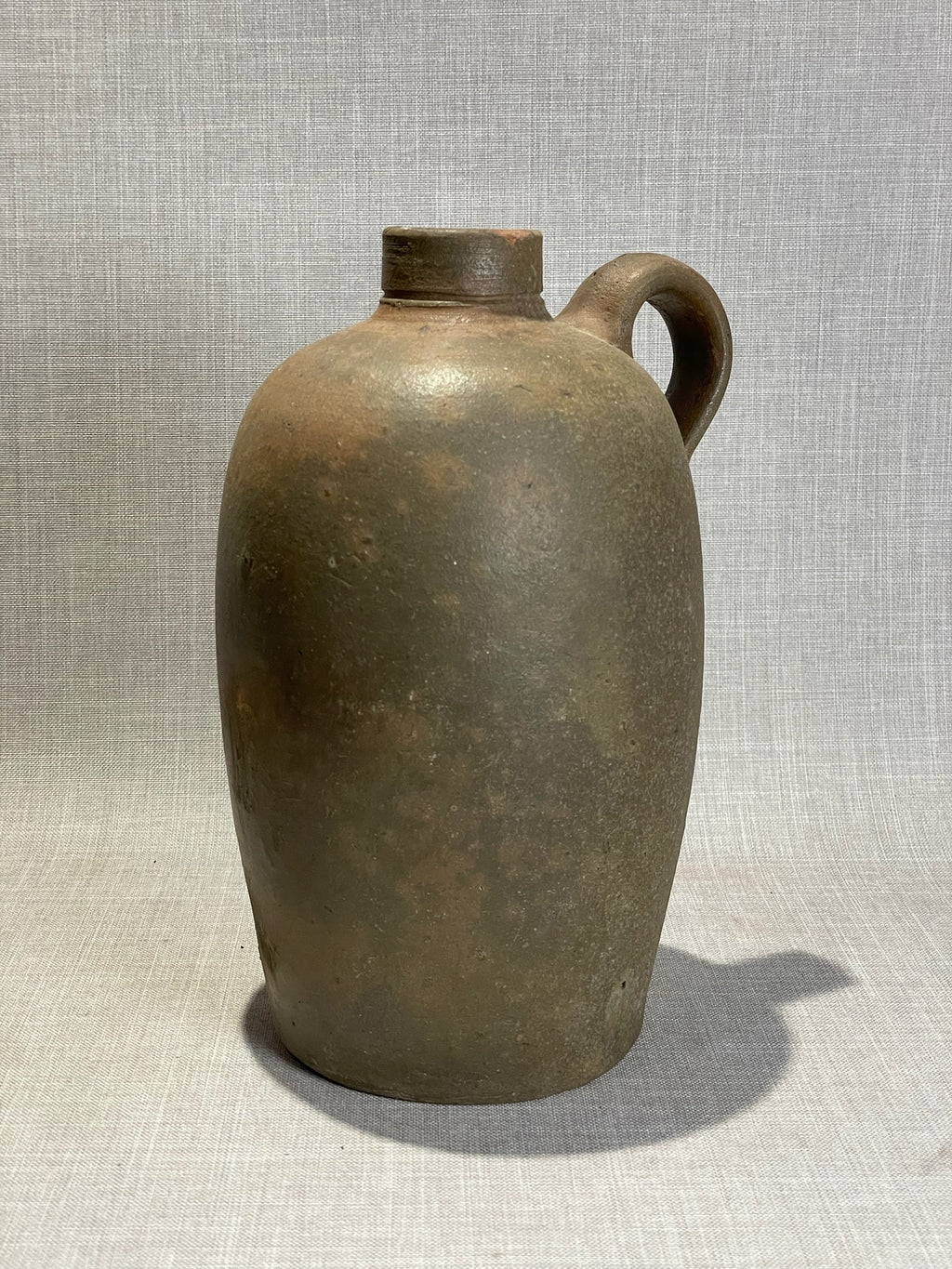 antique stoneware jug salt glazed