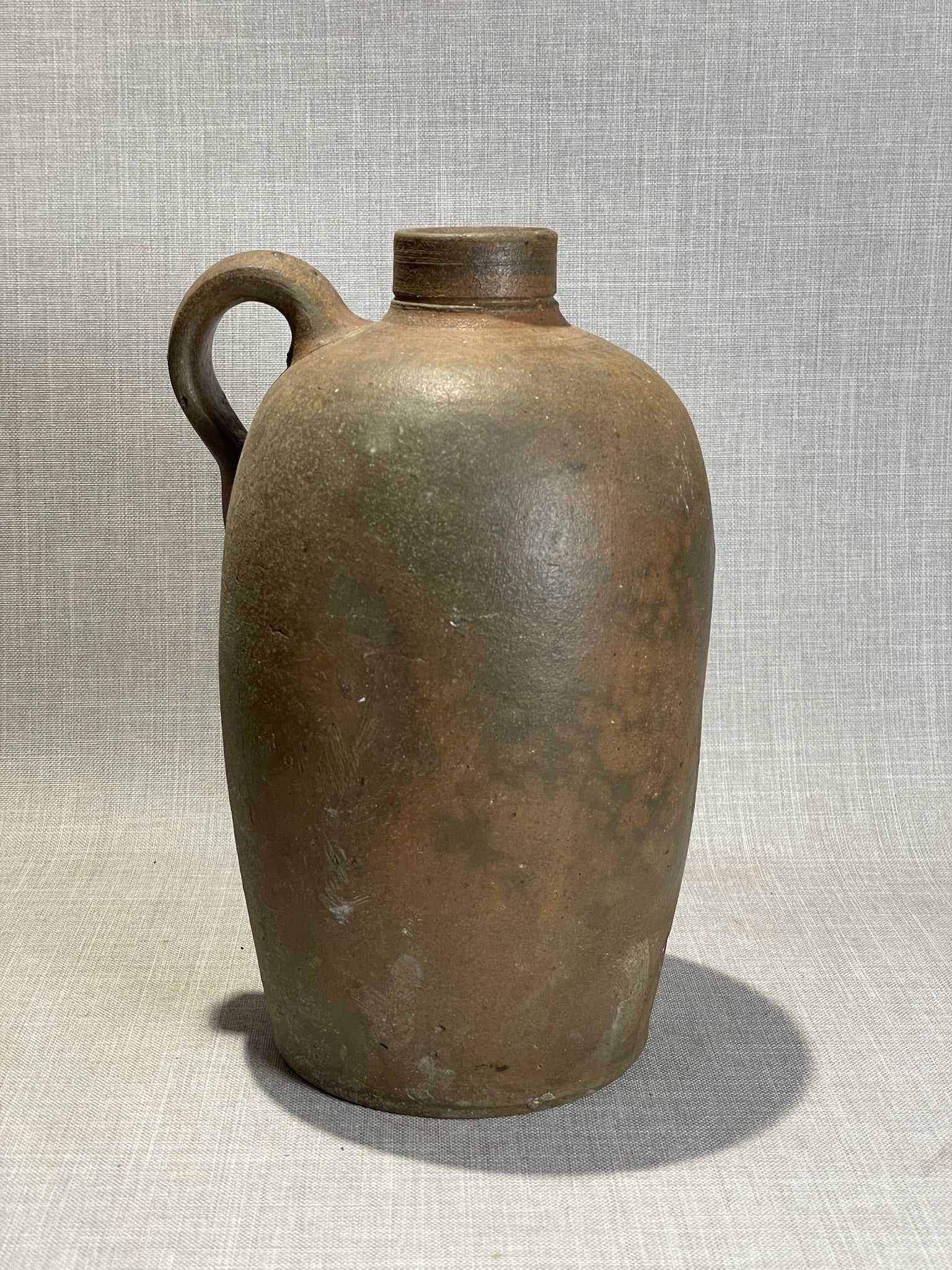 19th-Century Strasburg, Virginia Stoneware Jug in the Manner of George W. Miller