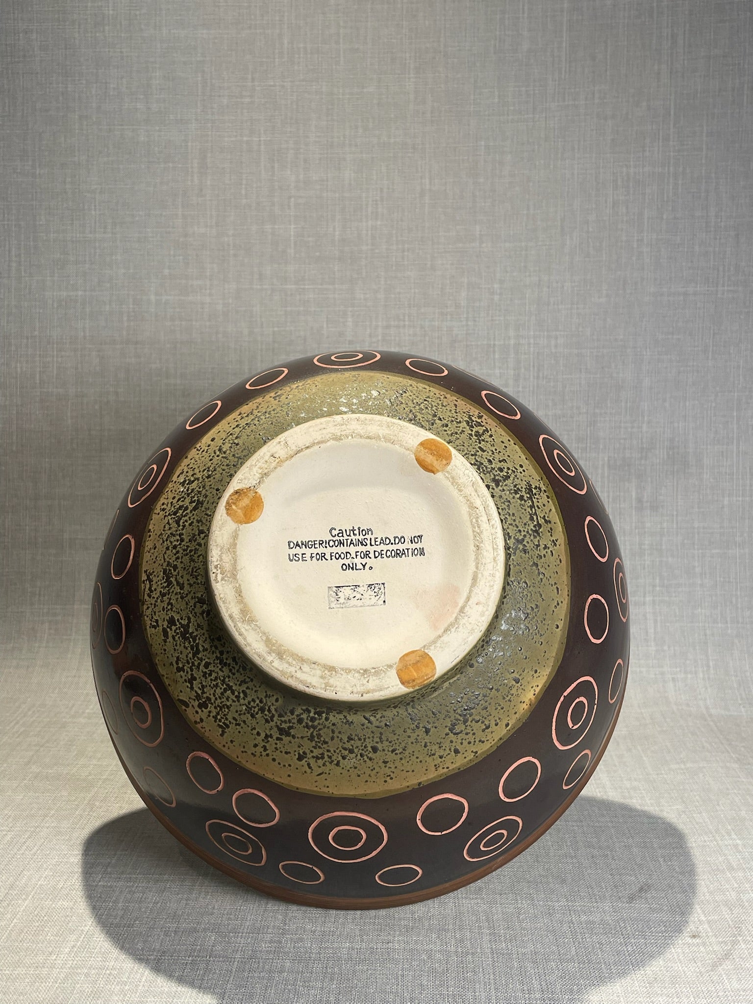 Decorative Pottery Bowl