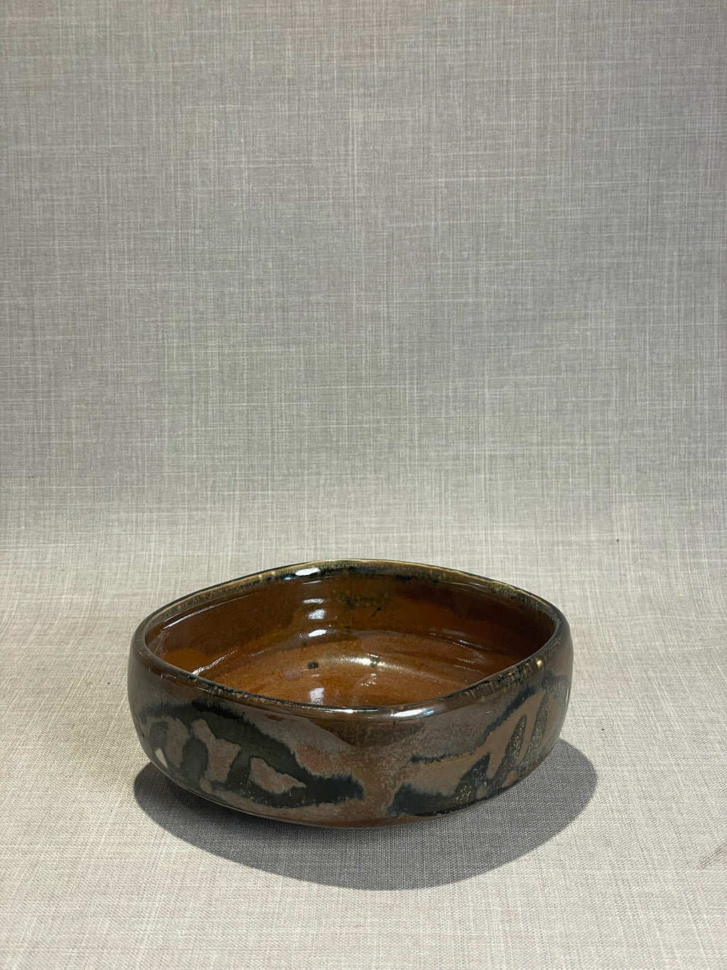artisan pottery bowl decorative centerpiece display