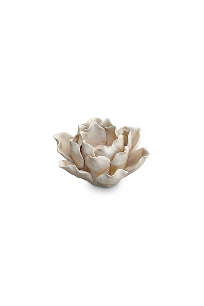 Porcelain Lotus Tea Light Holder