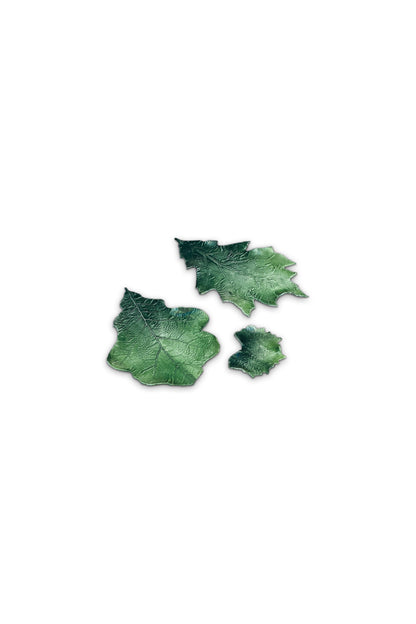 Vietri Hand Crafted Italian Porcelain Leaf Set