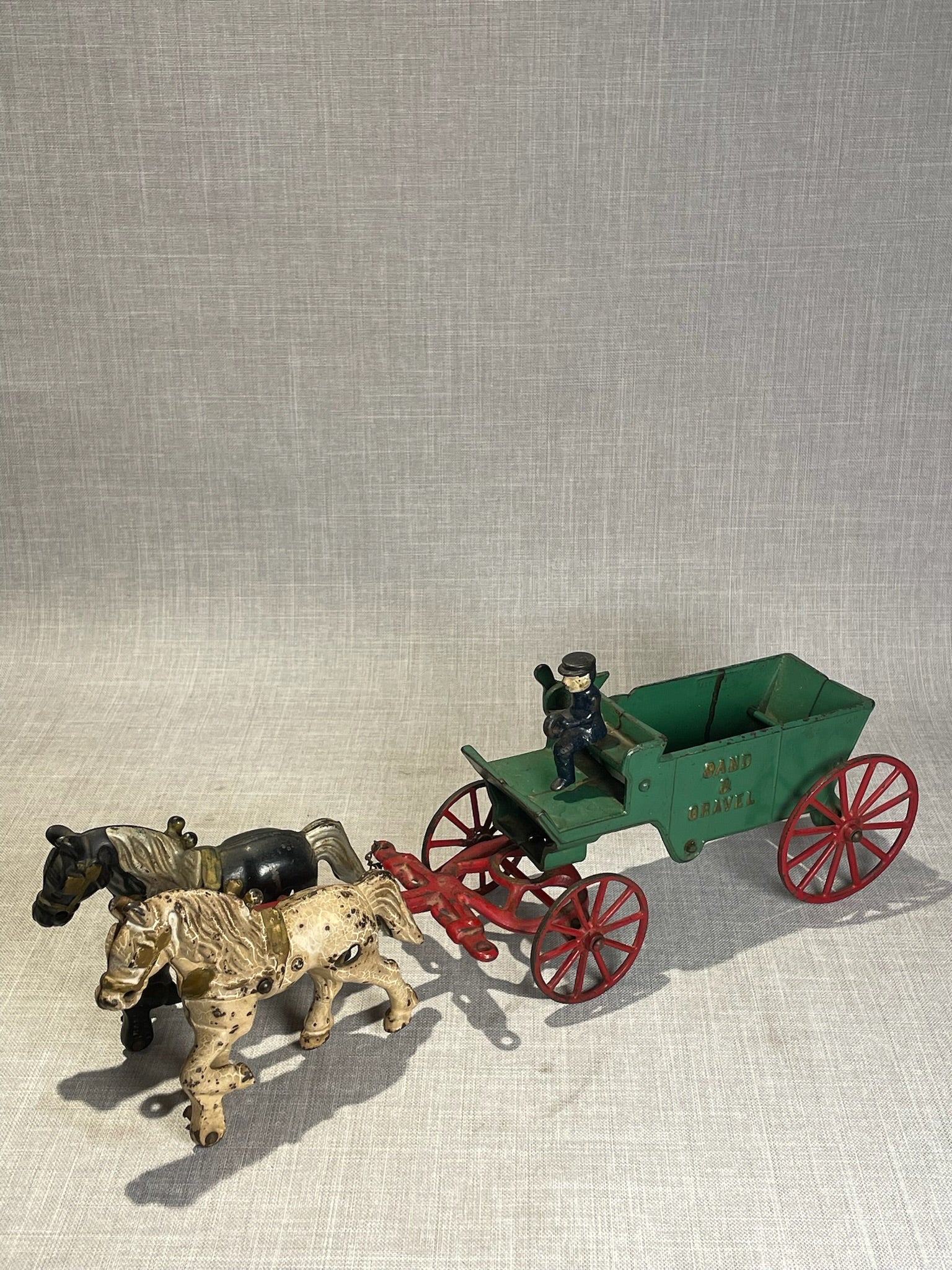 Original Cast Iron 15" Kenton HD Sand & Gravel Wagon