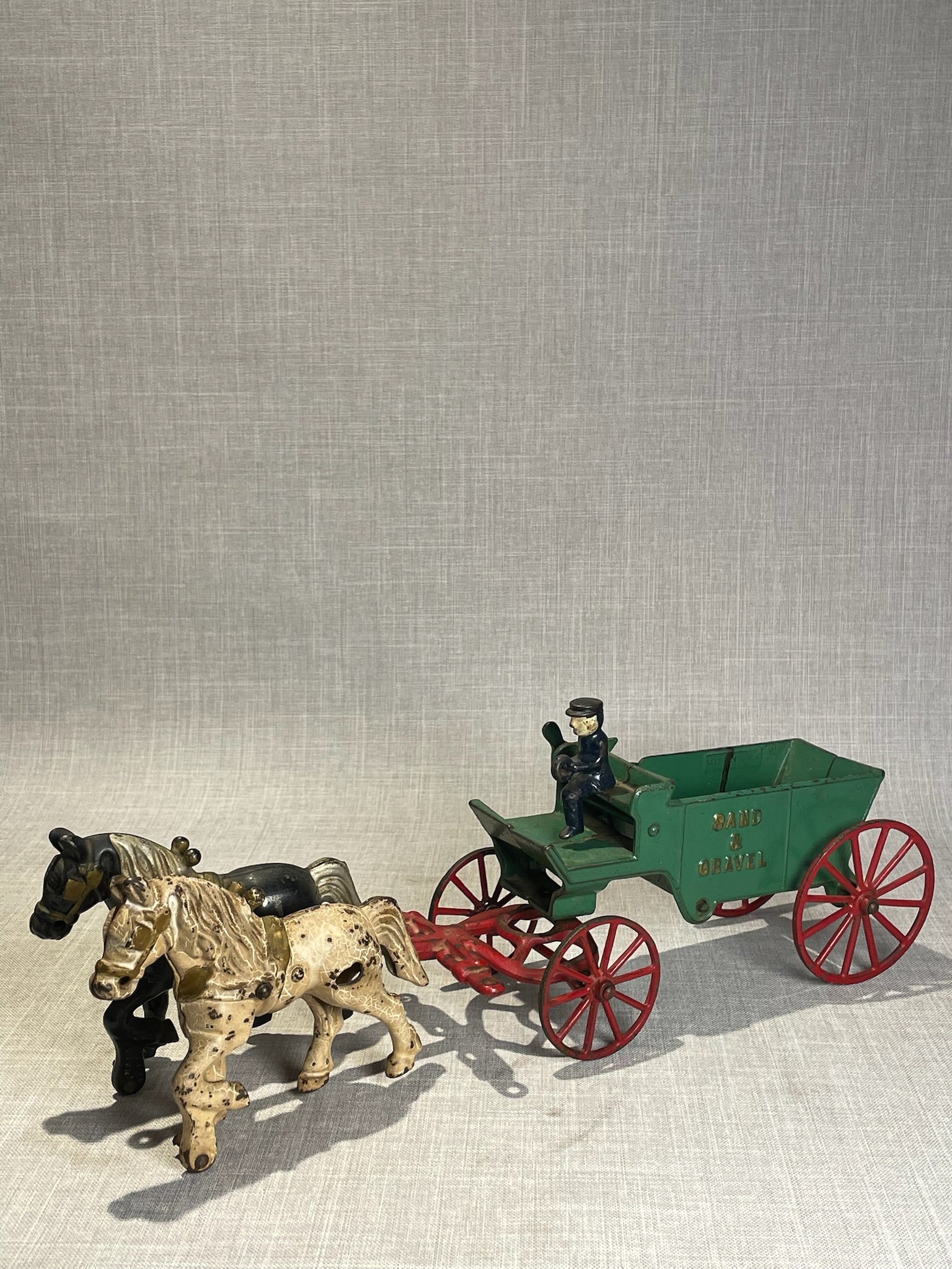 Original Cast Iron 15" Kenton HD Sand & Gravel Wagon