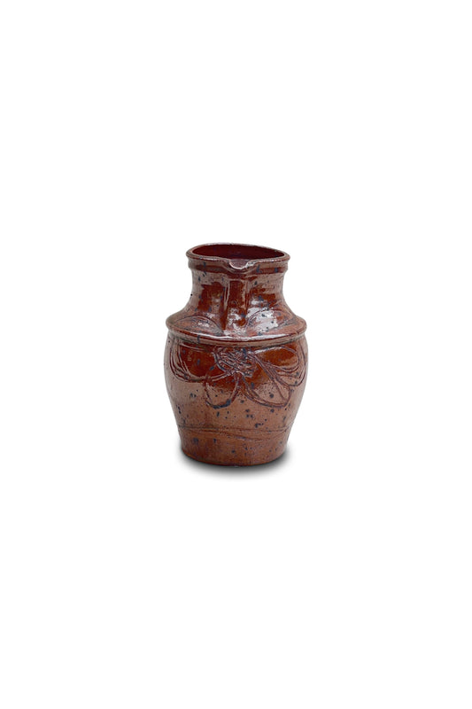 Vintage Floral Motif Decorative Ceramic Pitcher