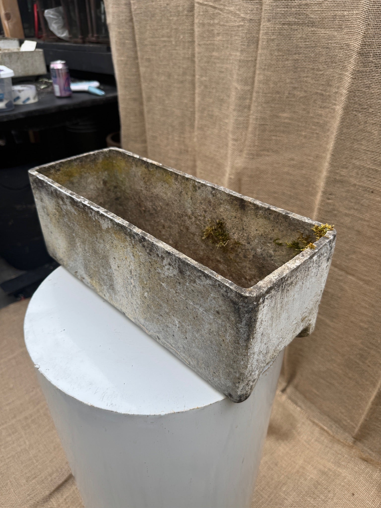 Willy Guhl Mid-Century Modern Rectangular Fiber Cement Planter Box