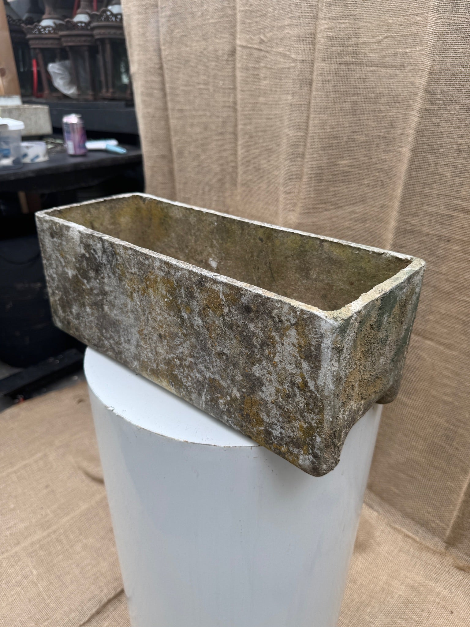 Willy Guhl Mid-20th Century Rectangular Eternit Cement Box Planter