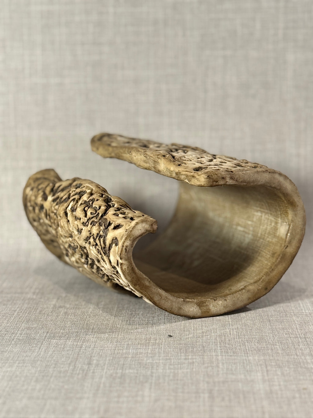 Organic Brutalist Studio Pottery Sculpture Vessel – Handcrafted Mid-Century Abstract Ceramic Art in Earth-Toned Glaze