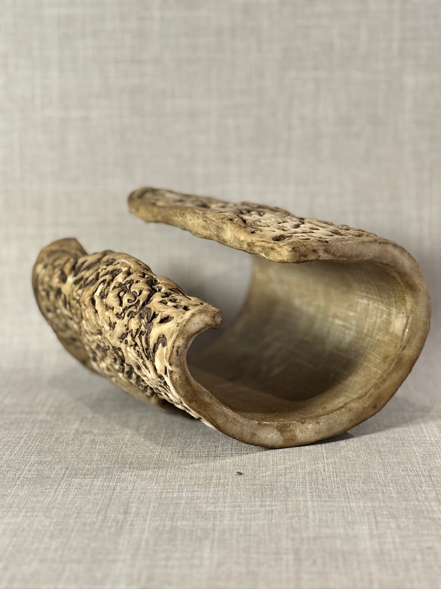 Organic Brutalist Studio Pottery Sculpture Vessel – Handcrafted Mid-Century Abstract Ceramic Art in Earth-Toned Glaze