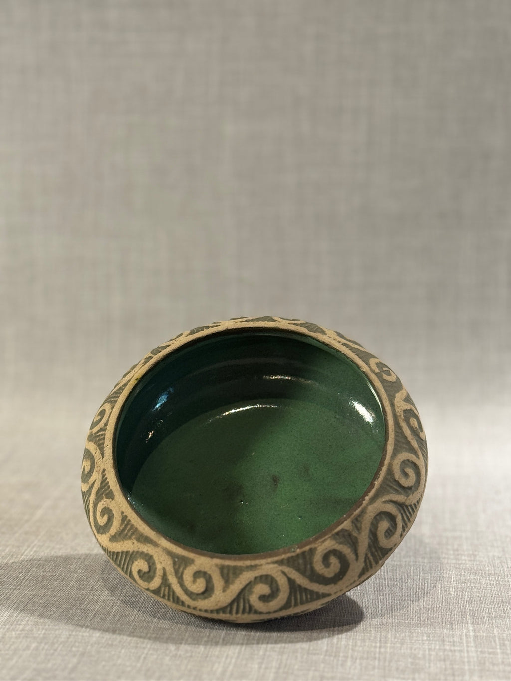 rustic boho terracotta decorative bowl for coffee table