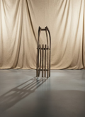 Mid-Century Alpine Wooden Bell Sled, Central Europe