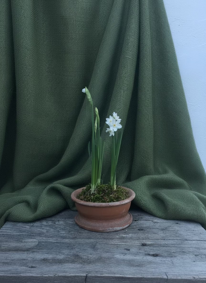 Paperwhite Arrangement in Terracotta Planter