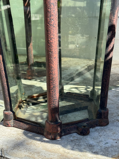 Antique Cast Metal Street Lantern Fixtures – Pallet of 11 Vintage Ornate Outdoor Lights