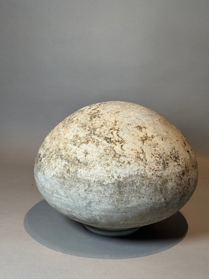 Antique French Terracotta Pot with Aged Patina