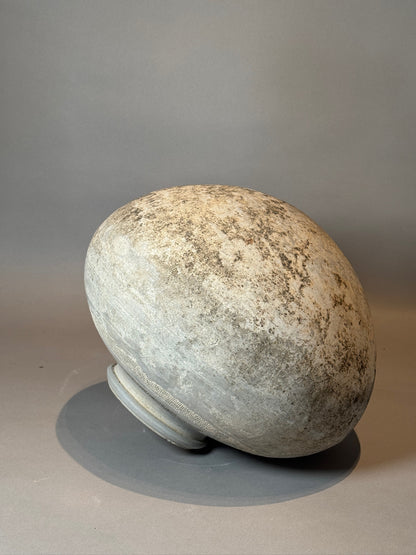 Antique French Terracotta Pot with Aged Patina