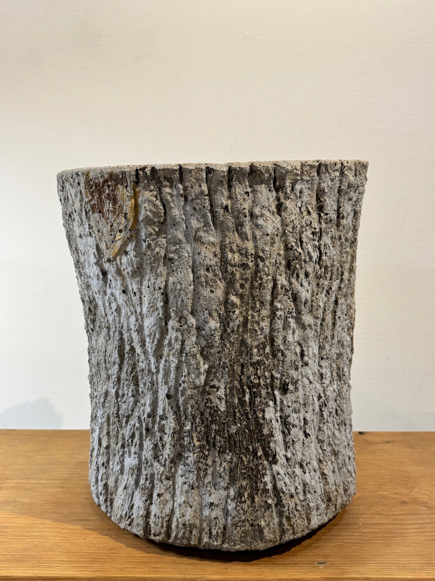 Charming Faux Bois Tree Planter