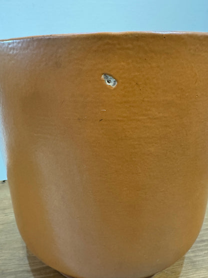 Architectural Ceramics Mid-Century Planter with Rim and Front Chip, Oakland , CA