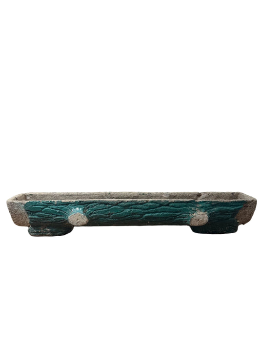 Vintage Willy Guhl Cast Concrete Trough Planter, Rectangular Swiss Design